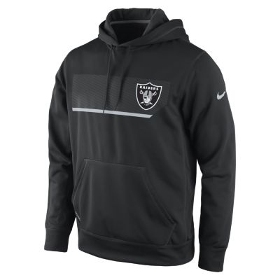 Nike Performance Pullover (NFL Oakland Raiders) Mens Training Hoodie   Black