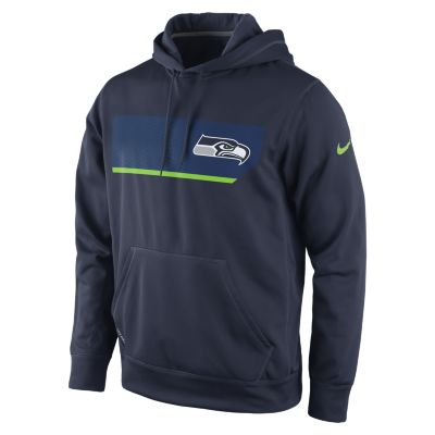 Nike Performance Pullover (NFL Seattle Seahawks) Mens Training Hoodie   College