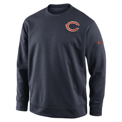 Nike Shield Nailhead Crew (NFL Chicago Bears) Mens Sweatshirt   Marine