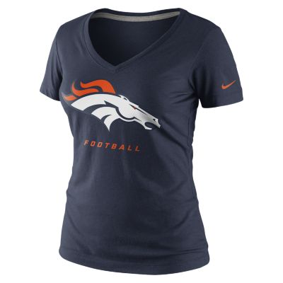Nike Legend Logo 2 (NFL Denver Broncos) Womens Shirt   Navy