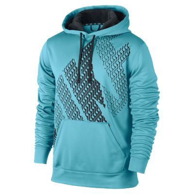 Nike KO Block Pullover Mens Training Hoodie   Gamma Blue