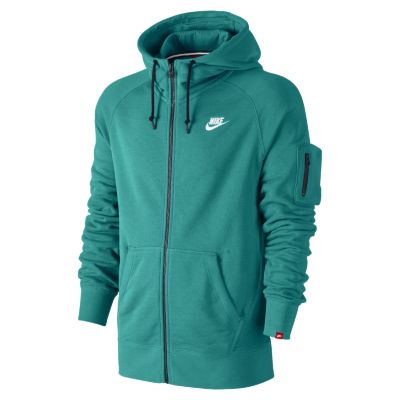 Nike Intentional AW77 Full Zip Mens Hoodie   Turbo Green