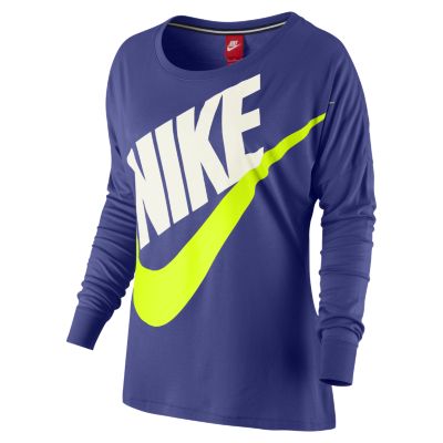 Nike Signal Long Sleeve Womens T Shirt   Deep Night