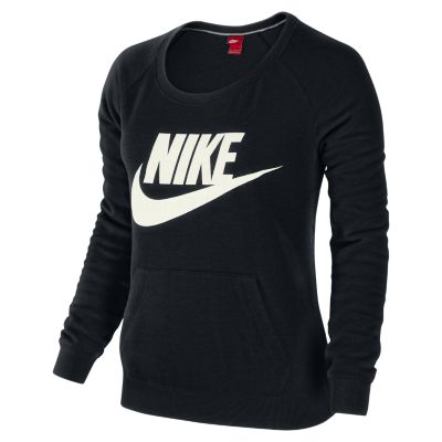 Nike Rally Womens Sweatshirt   Black