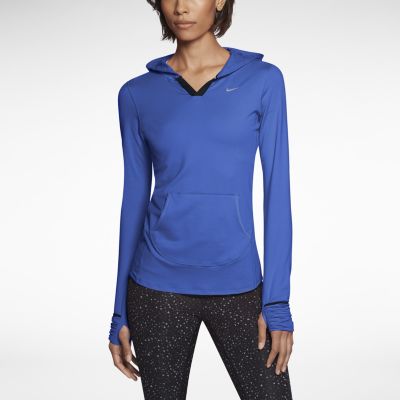 Nike Element Womens Running Hoodie   Hyper Cobalt