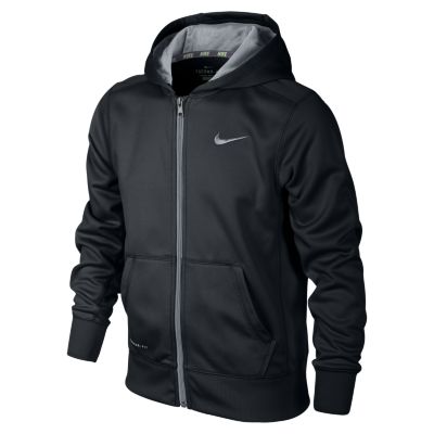 Nike KO 2.0 Full Zip Boys Training Hoodie   Black