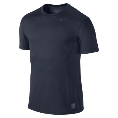 Nike Pro Combat Core Fitted Mens T Shirt   Obsidian