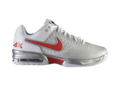 Nike Air Max Cage Mens Tennis Shoes   Metallic Silver