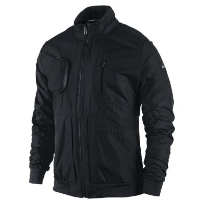 Nike Explore Mens Running Jacket   Black