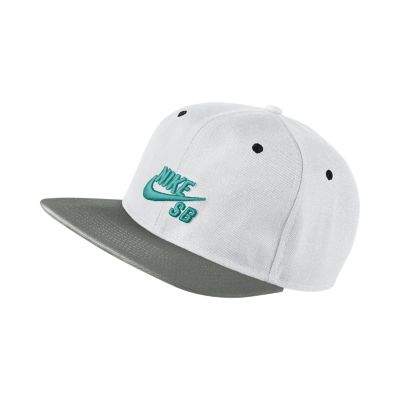 Nike SB Icon Snapback Hat   White