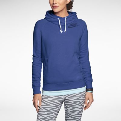 Nike Rally Womens Pullover Hoodie   Game Royal
