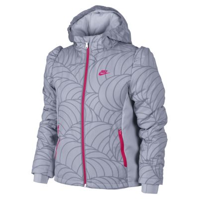 Nike Protect Reflect Girls Jacket   Wolf Grey