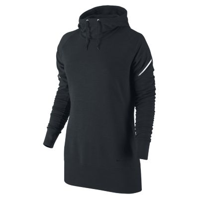 Nike Dri FIT Wool Womens Training Hoodie   Black