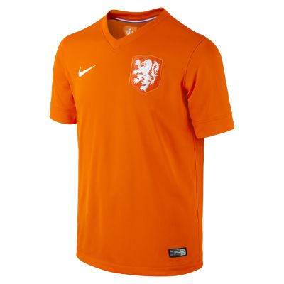 2014 Netherlands Stadium Boys Soccer Jersey   Safety Orange