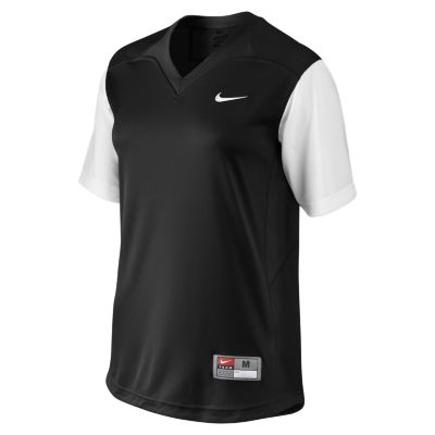 Nike Fast Pitch Turn Two 3/4 Womens Softball Jersey   Team Black