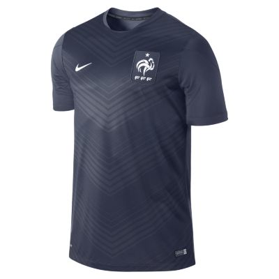 FFF Squad Pre Match Mens Soccer Jersey   Midnight Navy