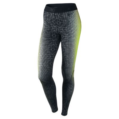 Nike Pro Printed Hyperwarm 2 Womens Tights   Black