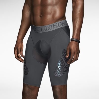 Nike Pro Combat Hypercool Vapor Power Compression Mens Shorts   Anthracite