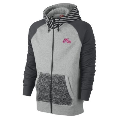 Nike Basketball Playmaker Full Zip Mens Hoodie   Dark Grey Heather