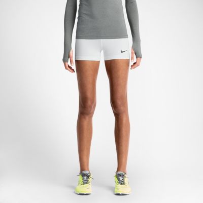 Nike 3 Pro Core Compression Womens Shorts   White