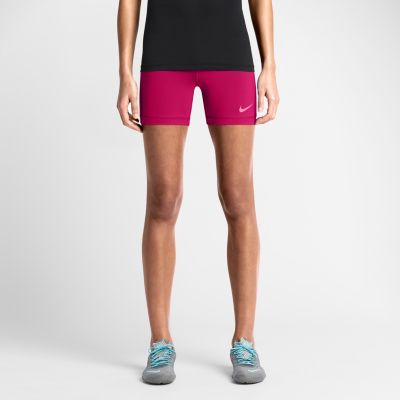 Nike 5 Pro Core Compression Womens Shorts   Fuchsia Force