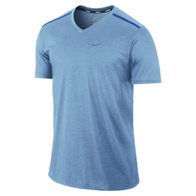 Nike Tailwind Mens Running Shirt   Photo Blue