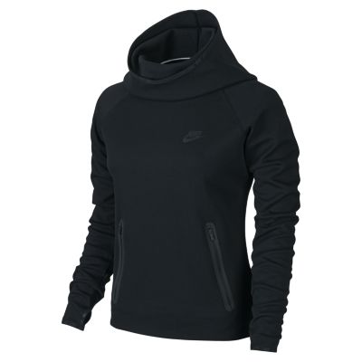 Nike Tech Fleece Hoodie V2 Womens Hoodie   Black