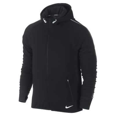 Nike Dri FIT Sprint Full Zip Mens Running Hoodie   Black