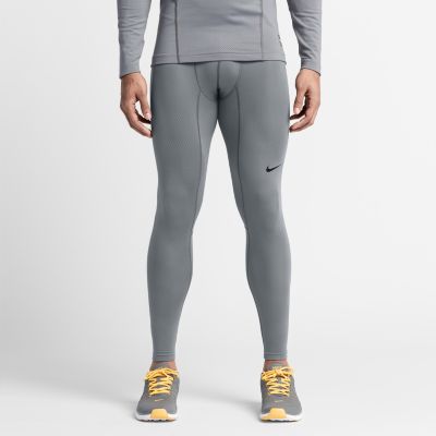 Nike Pro Combat Hyperwarm Compression Lite Mens Tights   Cool Grey