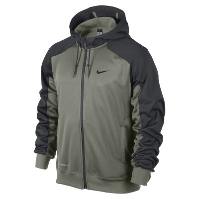 Nike Elite Fan Hero Full Zip Mens Hoodie   Mica Green