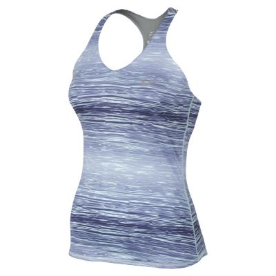 Nike Advantage Printed Womens Tennis Sports Top   Glacier Ice