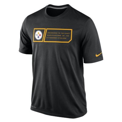 Nike Legend Jock Tag (NFL Pittsburgh Steelers) Mens T Shirt   Black