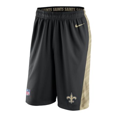 Nike Speed Fly XL 2.0 (NFL New Orleans Saints) Mens Training Shorts   Black