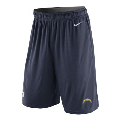 Nike Fly (NFL San Diego Chargers) Mens Training Shorts   College Navy