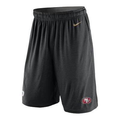 Nike Fly (NFL San Francisco 49ers) Mens Training Shorts   Black