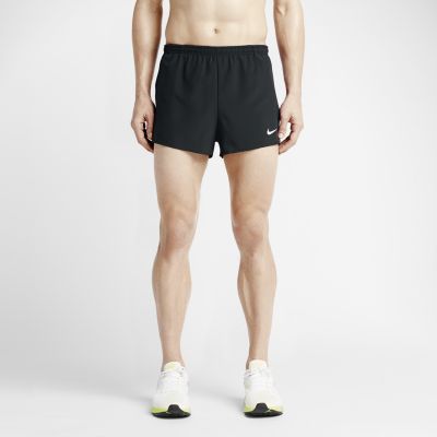 Nike 2 Tempo Split Mens Running Shorts   Team Black