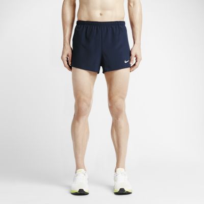 Nike 2 Tempo Split Mens Running Shorts   Team Navy