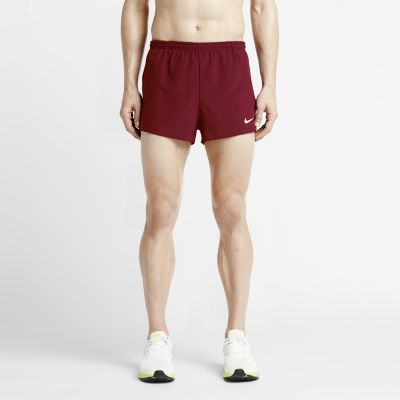 Nike 2 Tempo Split Mens Running Shorts   Team Cardinal