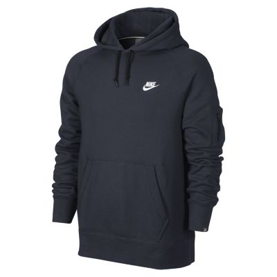 Nike Ace Fleece Pullover Mens Hoodie   Dark Obsidian