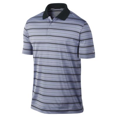 Nike Ultra Stripe 2.0 Mens Golf Polo   Iron Purple