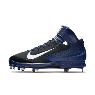 Nike Huarache Pro Mid Metal Mens Baseball Cleats   Black