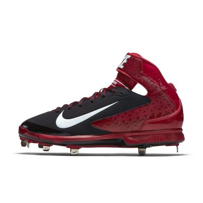 Nike Huarache Pro Mid Metal Mens Baseball Cleats   Black