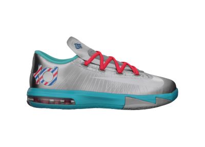 KD VI (3.5y 7y) Kids Basketball Shoes   Metallic Silver