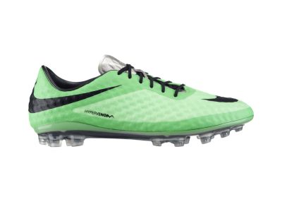 Nike HYPERVENOM Phantom Mens Artificial Grass Soccer Cleats   Neon Lime