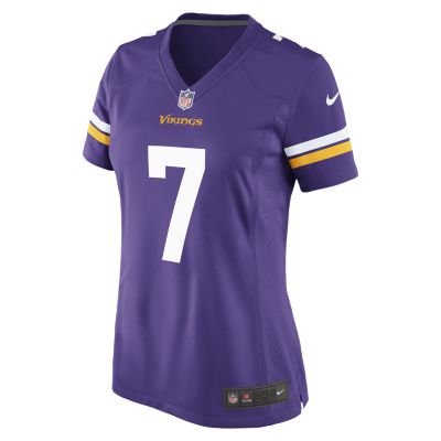 NFL Minnesota Vikings (Christian Ponder) Womens Football Home Game Jersey   Cou