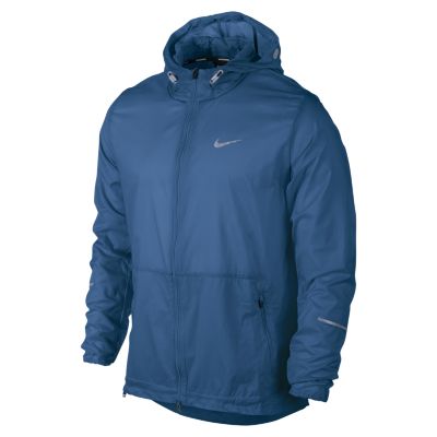 Nike Hurricane Mens Running Jacket   Military Blue