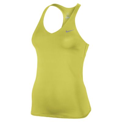 Nike Advantage Solid Womens Tennis Tank Top   Venom Green