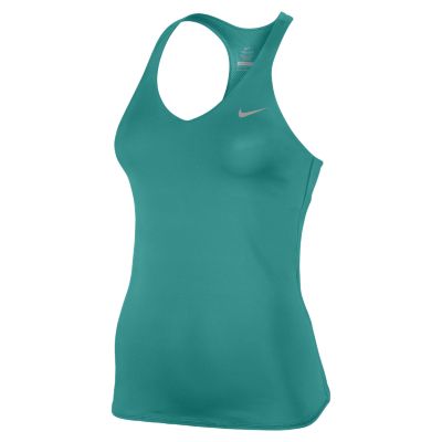 Nike Advantage Solid Womens Tennis Tank Top   Turbo Green