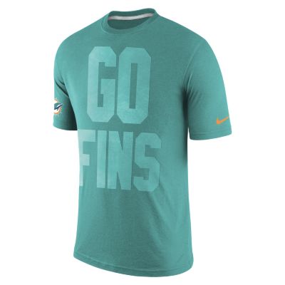 Nike Tri Local (NFL Miami Dolphins) Mens T Shirt   Turbo Green