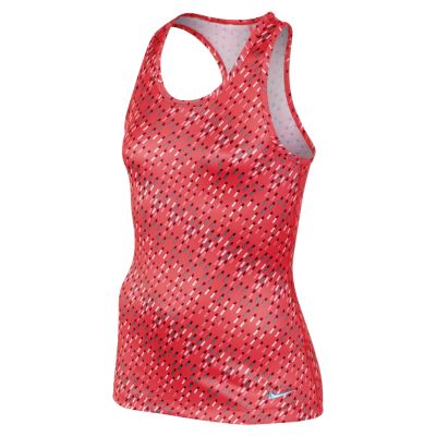 Nike Sculpt Graphic 2 Girls Tank Top   Laser Crimson